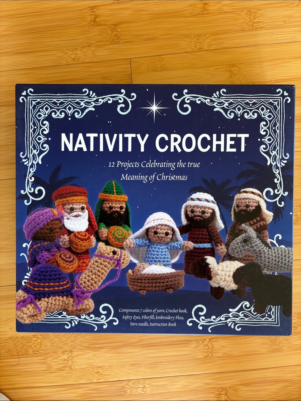 Nativity Crochet Kit - Blue Box - (Brand)